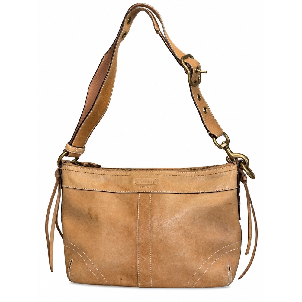 Coach Legacy Tan Leather Bag 2007